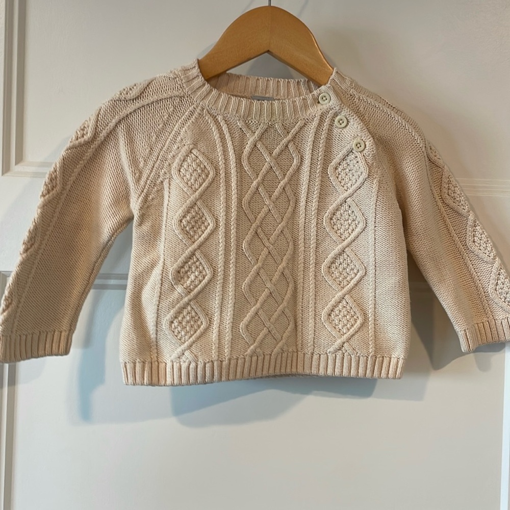 Petit Bateau Baby’s Fisherman’s Sweater